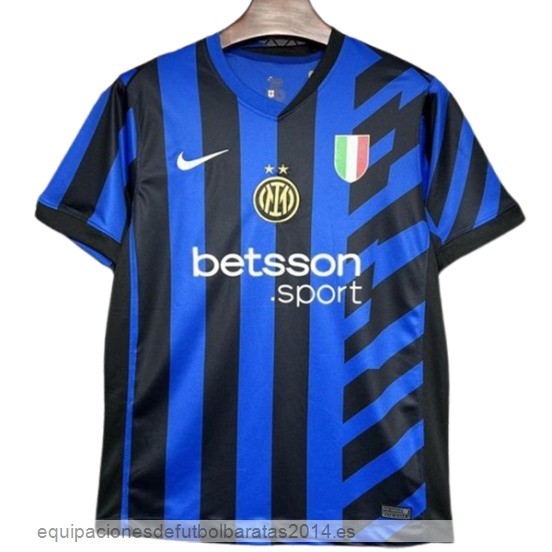 Nuevo Tailandia 1ª Camiseta Inter Milán 24/25 Azul Baratas